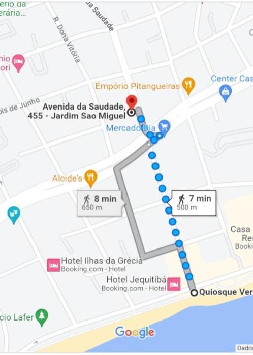 Apartamento No Guaruja - 500M Da Praia Da Enseada Eksteriør billede